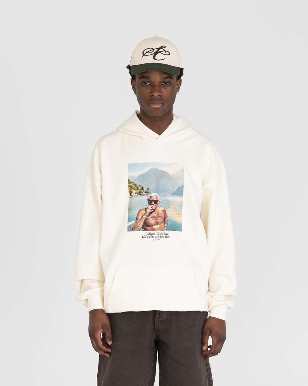 Como Graphic Hoodie Hvid | Skagen - clothing.dk